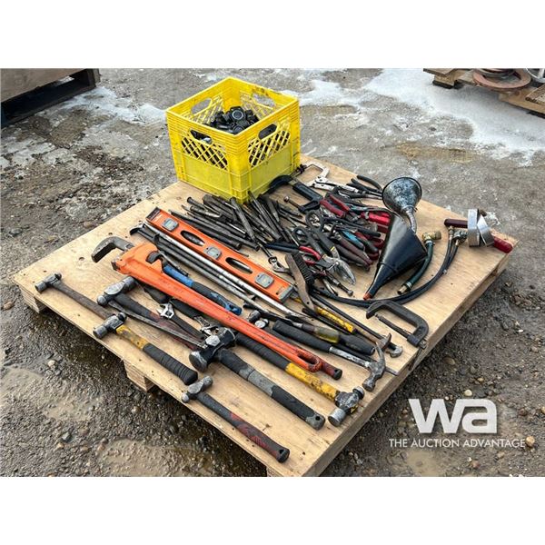 HAMMERS, PIPE WRENCH, PLIERS, PUNCHES