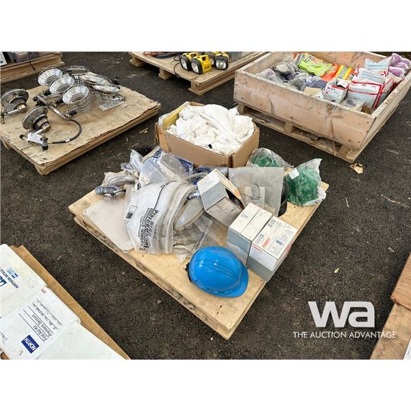 HARD HAT, FACE SHIELDS, GOGGLES, PAINT SUITS