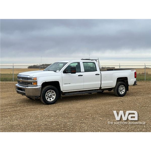 2016 CHEVROLET 3500HD CREW CAB LONG BOX PICKUP