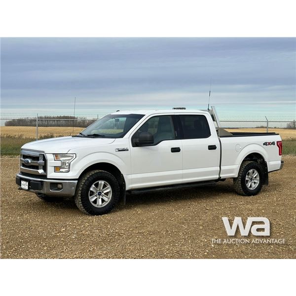 2016 FORD F150 XLT 4X4 CREW CAB PICKUP