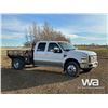 Image 2 : 2008 FORD F450 KING RANCH CREW CAB FLATBED TRUCK
