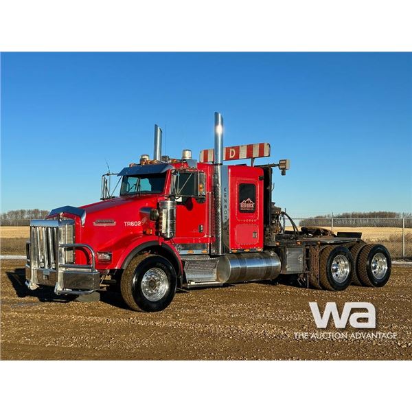 2008 KENWORTH T800 T/A SLEEPER WINCH TRACTOR