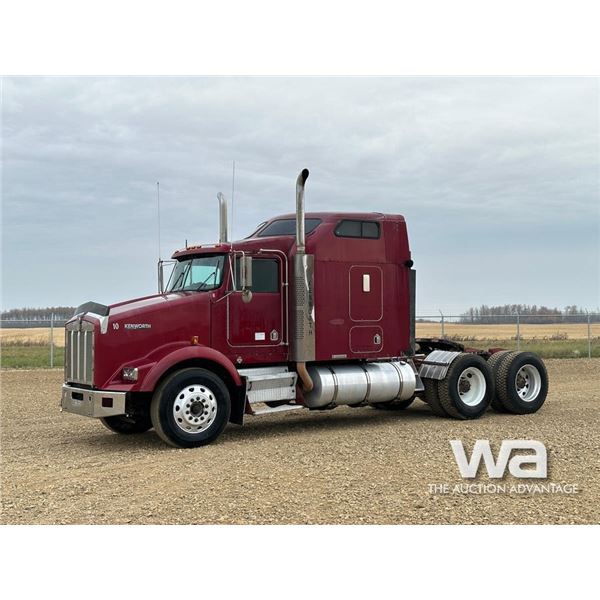 1995 KENWORTH T/A T800 SLEEPER TRUCK TRACTOR