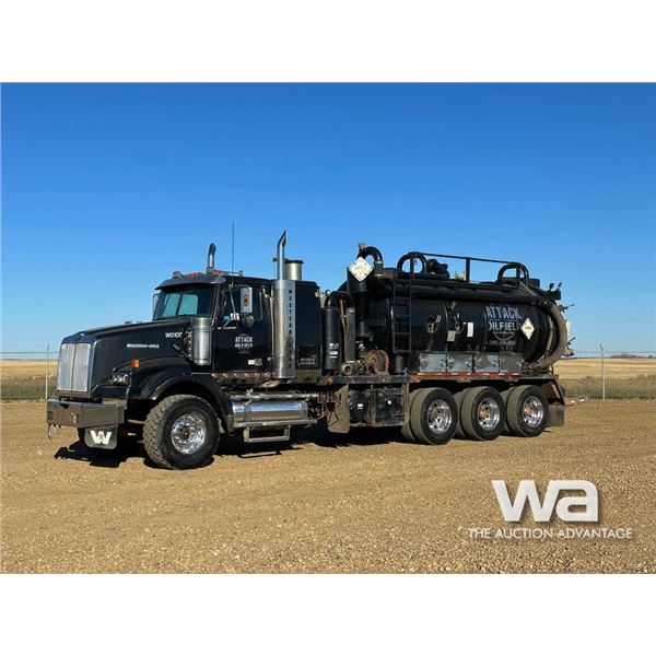 2007 WESTERN STAR TRI DRIVE COMBO VACCUM TRUCK