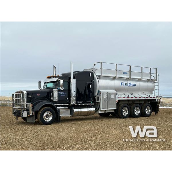 2019 PETERBILT 367 TRI DRIVE SLEEPER TANK TRUCK