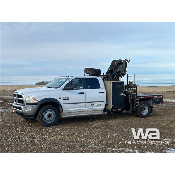 2017 DODGE RAM 5500HD SLT CREW CAB BOOM TRUCK