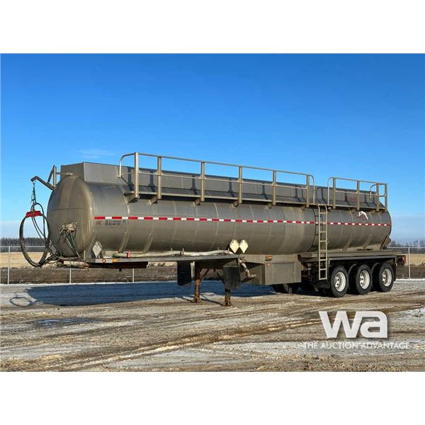 2012 LAZER INOX 44,000 LITRE TRIDEM TANK TRAILER