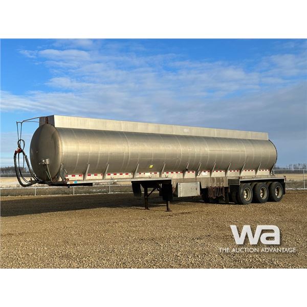 2004 LAZER INOX 44,000 LITRE TRIDEM TANK TRAILER