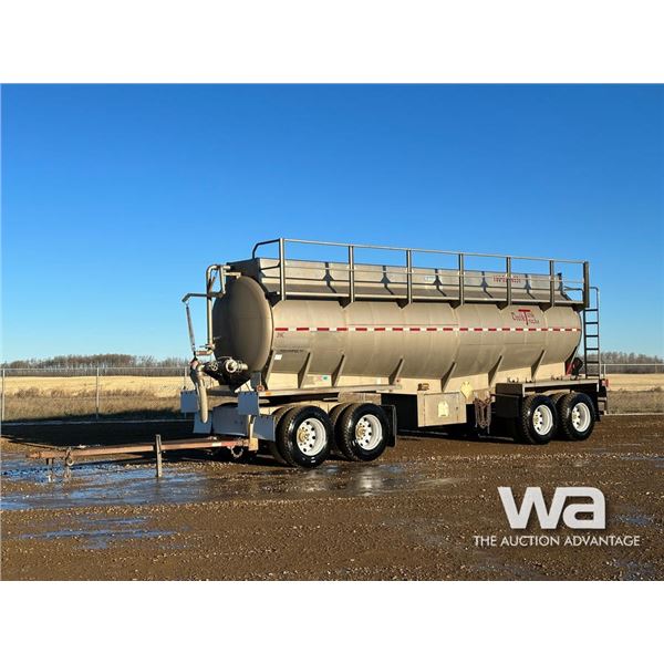2011 LAZER INOX 32,000 L QUAD AXLE TANK TRAILER