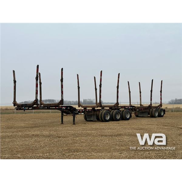 2007 DOEPKER TRIDEM SUPER B-TRAIN LOG TRAILERS
