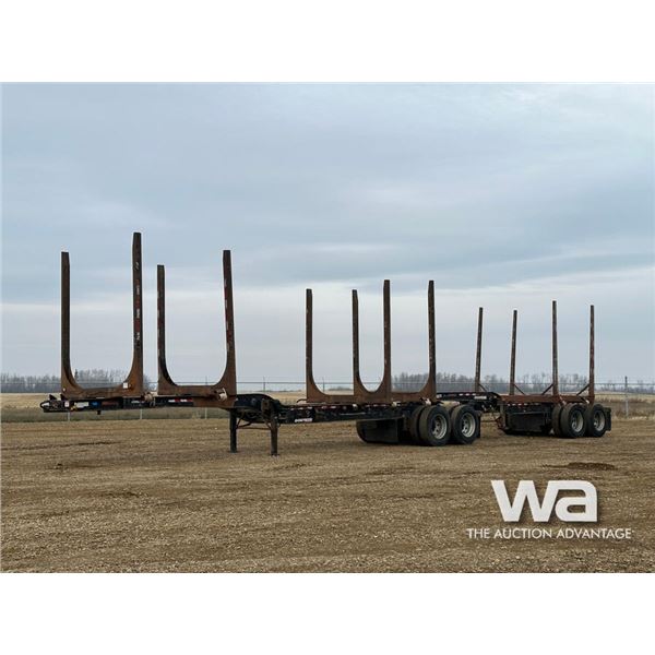 2013 DOEPKER SUPER B-TRAIN SHORT WOOD LOG TRAILERS