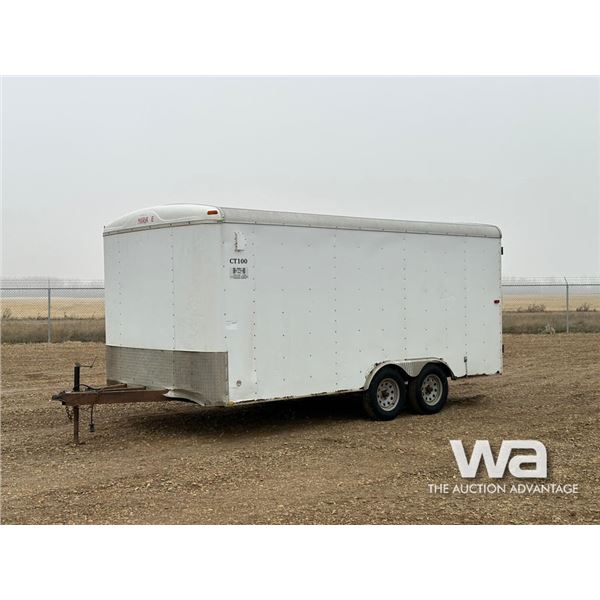 2014 MIRAGE 16 FT T/A ENCLOSED TRAILER