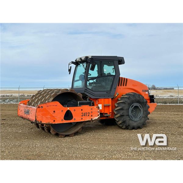 2013 HAMM 3412P VIBRATORY PADFOOT COMPACTOR