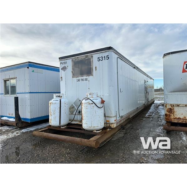 1995 TRAILMOBILE 53 FT. SKID MOUNTED STORAGE VAN