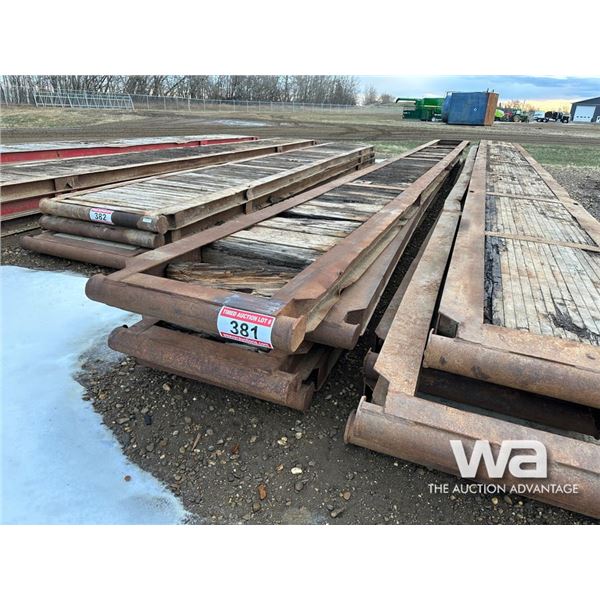 (4) 3 X 40 FT. WALKWAY RIG MATS