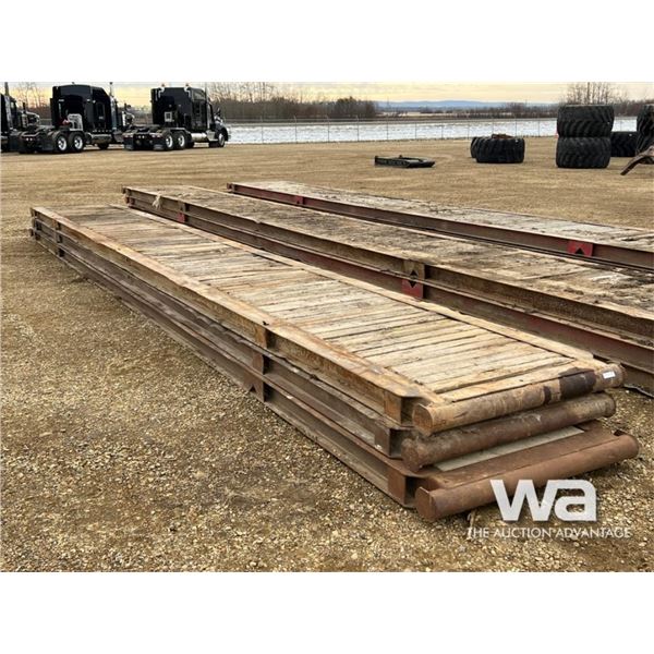 (3) 4 X 31 FT. WALKWAY RIG MATS