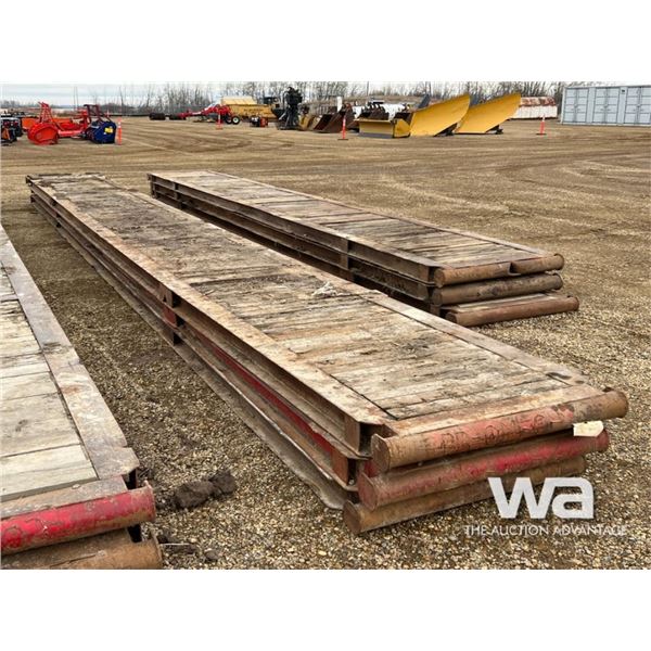 (3) 4 X 40 FT. WALKWAY RIG MATS