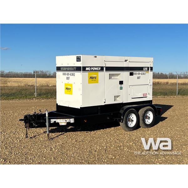 2016 MULTIQUIP DCA-125SSIU4F 100 KW MOBILE GEN SET