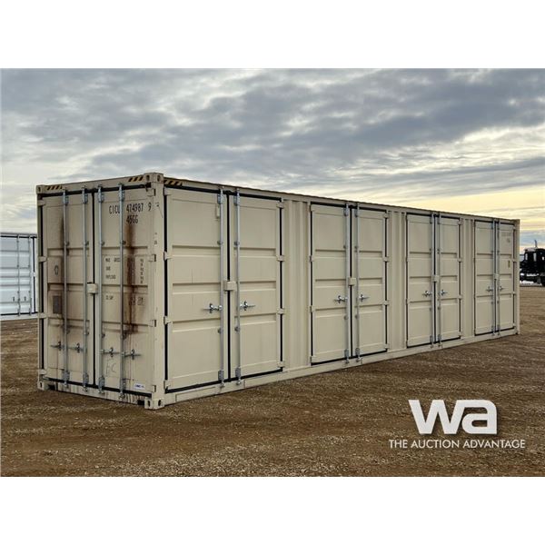 2023 8X40 FT. ONE WAY SIDE DOOR SHIPPING CONTAINER
