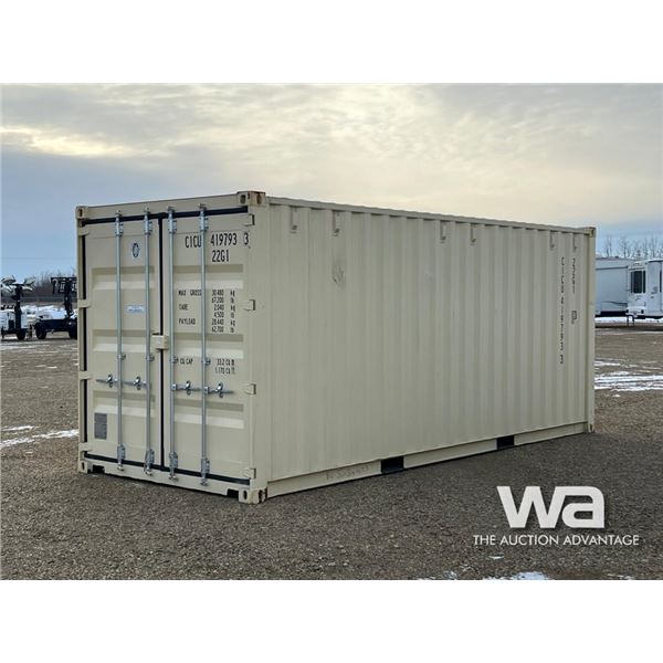 2023 ONE WAY 8X20 FT. SHIPPING CONTAINER