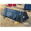 Image 3 : 72 IN. SKID STEER SNOW BUCKET