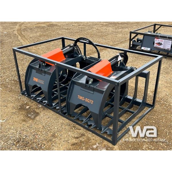 TMG SKID STEER 72 IN. SKELETON HYD. GRAPPLE
