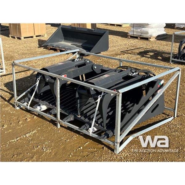 72 IN. SKID STEER ROOT HYD. GRAPPLE
