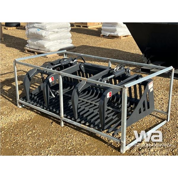 72 IN. SKID STEER ROCK HYD. GRAPPLE