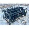 Image 2 : TMG 72 IN. SKID STEER ROOT RAKE HYD. GRAPPLE