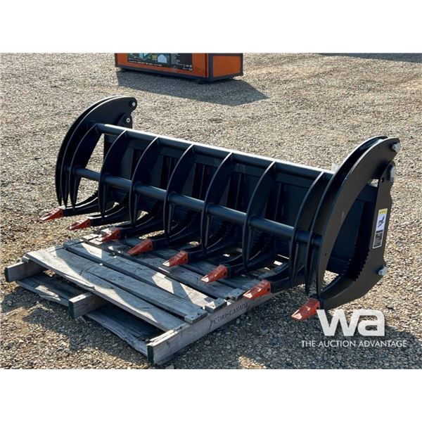78 IN. SKID STEER LOG HYD. GRAPPLE