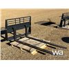 Image 2 : 72 IN. SKID STEER ADJUSTABLE PALLET FORKS