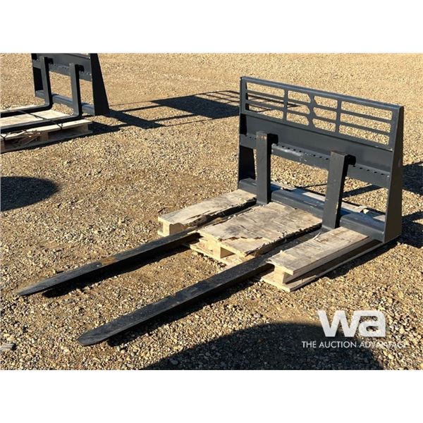 72 IN. SKID STEER ADJUSTABLE PALLET FORKS