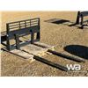 Image 2 : 72 IN. SKID STEER ADJUSTABLE PALLET FORKS