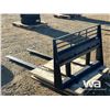 Image 4 : 72 IN. SKID STEER ADJUSTABLE PALLET FORKS