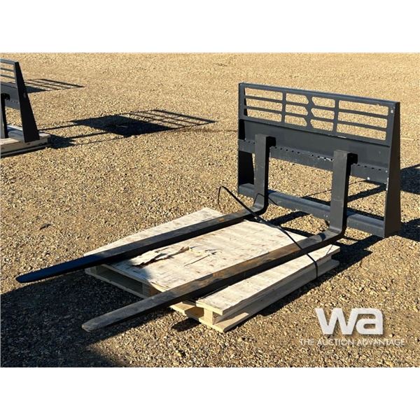 72 IN. SKID STEER ADJUSTABLE PALLET FORKS