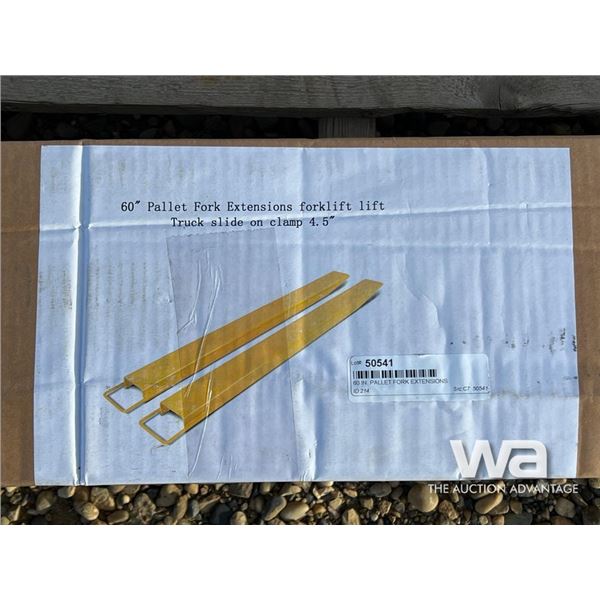 60 IN. PALLET FORK EXTENSIONS