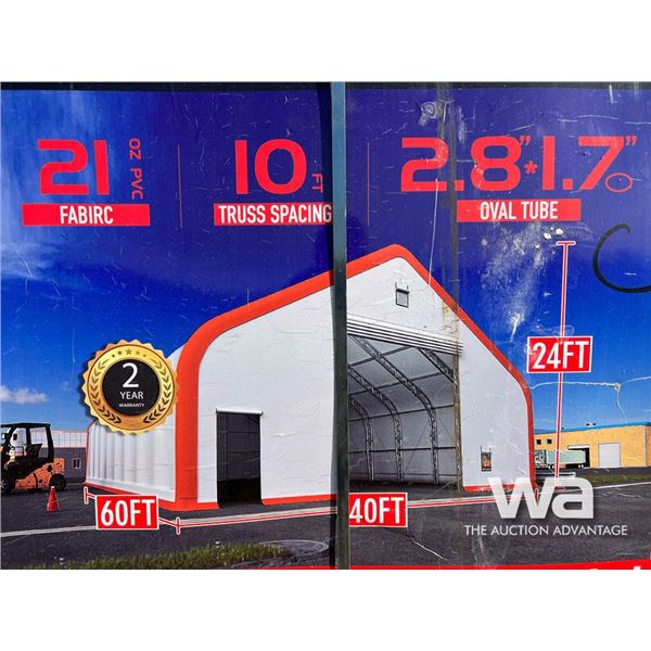 40 X 60 X 24 FT. DOUBLE TRUSS STORAGE BUILDING