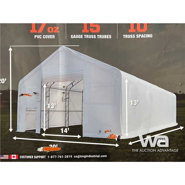 TMG 30 FT. X 80 FT. DUEL TRUSS STORAGE SHELTER