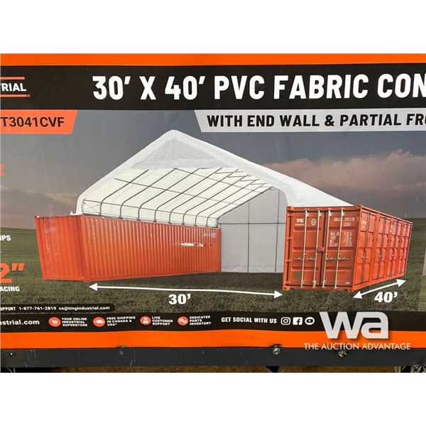 TMG 30 FT. X 40 FT. SINGLE TRUSS CONTAINER SHELTER