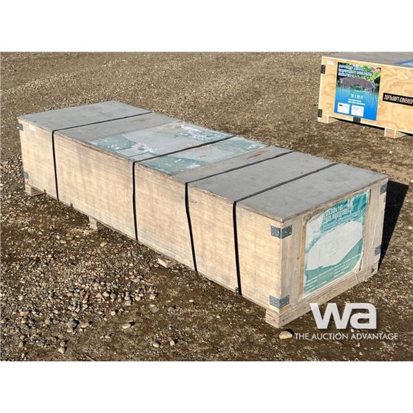 20 X 30 X 10 FT. METAL FRAME TUNNEL GREENHOUSE