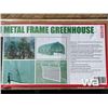 Image 2 : 20 X 10 FT. WALK IN METAL FRAME GREENHOUSE