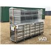 Image 2 : 10 FT. STAINLESS 30 DRAWER WORK BENCH