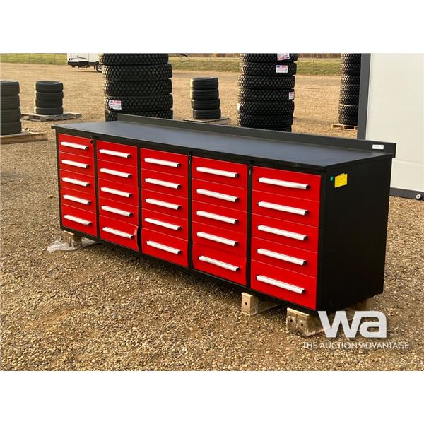 9 FT. 25 DRAWER TOOL BENCH