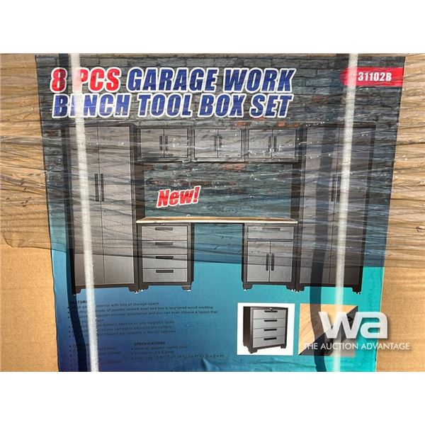 8 PCS WORK BENCH TOOL BOX