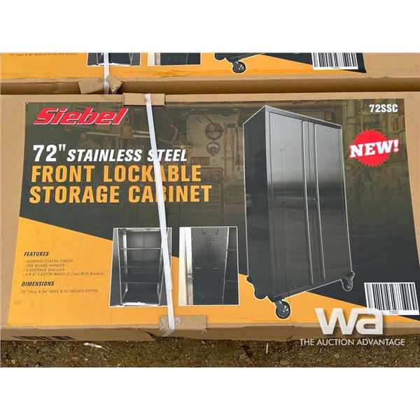 SIEBEL 72 IN. FRONT LOCKABLE STORAGE CABINET
