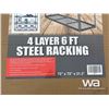 Image 2 : 6 FT. STEEL RACKING