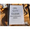 Image 4 : (30) 12 FT. CLEAR SIDING