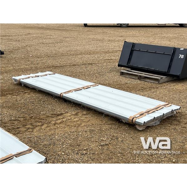 (60) 12 FT. STEEL SHEETS WHITE