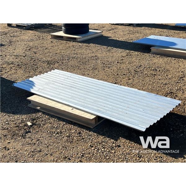 (10) 90.5 IN. STEEL SHEETING