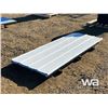 Image 2 : (10) 90.5 IN. WHITE STEEL SHEETING